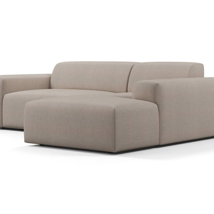 NADUVI Collection Nina Hoekbank Rechts - Linnen - Beige