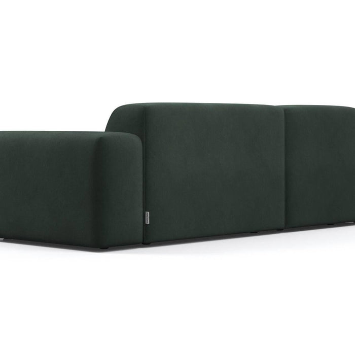 NADUVI Collection Nina Hoekbank Links - Velvet - Donkergroen
