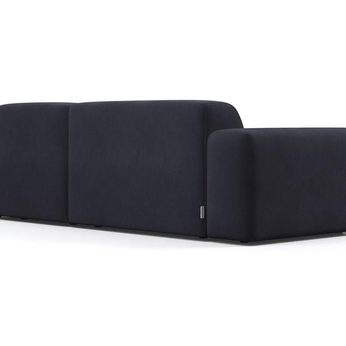 NADUVI Collection Nina Hoekbank Rechts - Velvet - Marineblauw