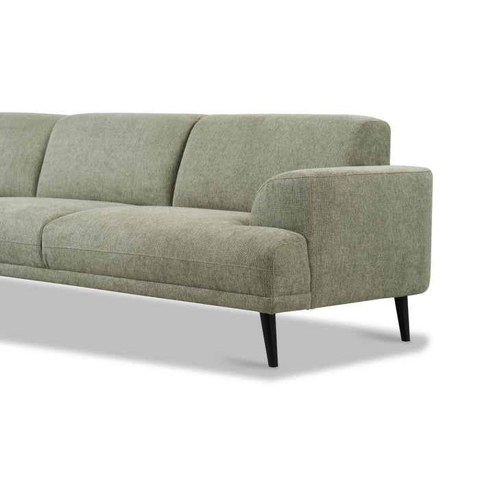 by fonQ Flair Hoekbank met Chaise Longue Links - Groen