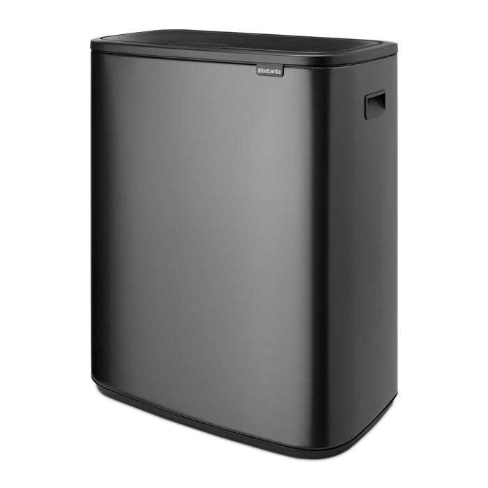 Brabantia Bo Touch Bin Afvalemmer 2 x 30 Liter - Confident Grey