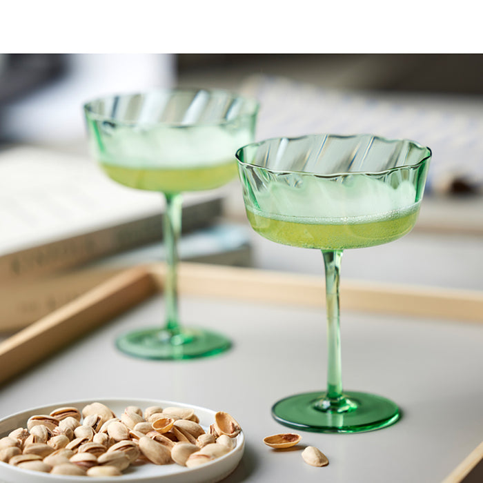 Lyngby Vienna Champagneglazen 4st. - Groen
