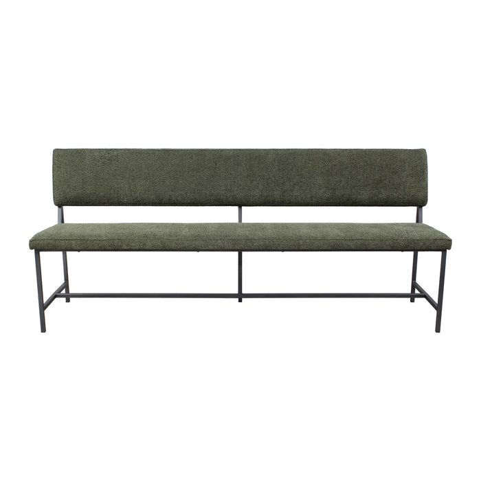 by fonQ Spare Eetkamerbank - B 220 cm - Winter Moss