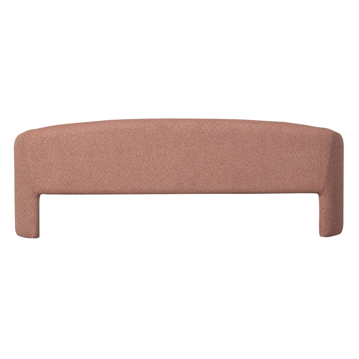 WOOOD Zone Bankje - Polyester - Rose Dust - 58x160x55