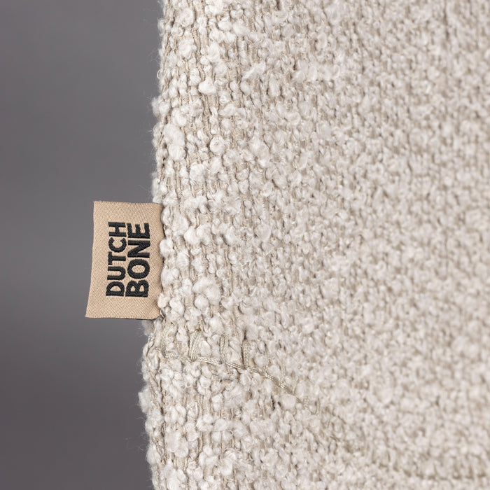 Dutchbone Franky Eetkamerstoel Bouclé - Greige
