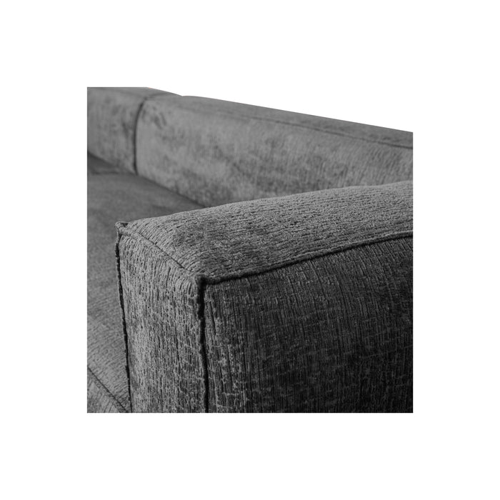 WOOOD Bean Hoekbank Links - Structure Velvet - Cloud Sky