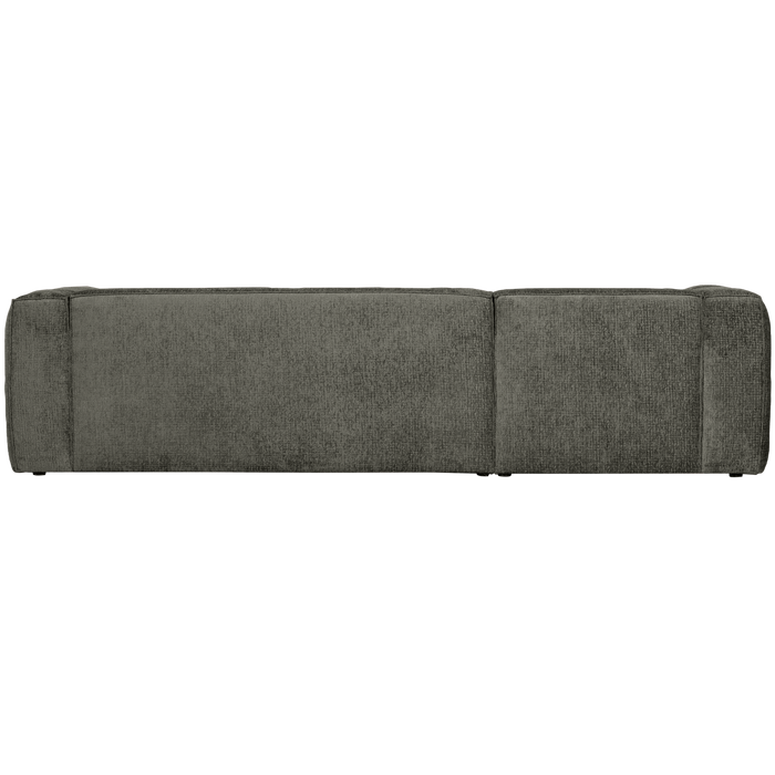 WOOOD Bean Hoekbank Links - Structure Velvet - Waterplant