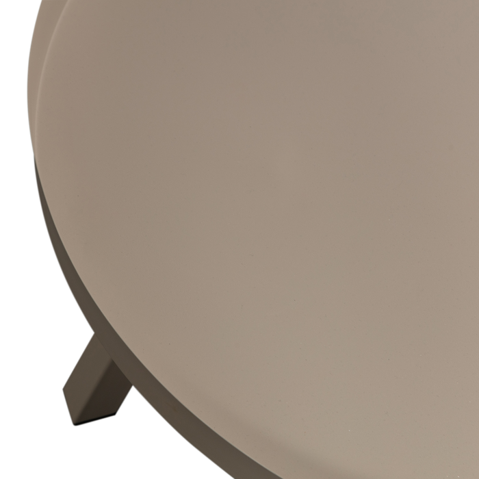 WOOOD Sunny Bijzettafel Buiten - Metaal - Mist - 35 x Ø 80 cm