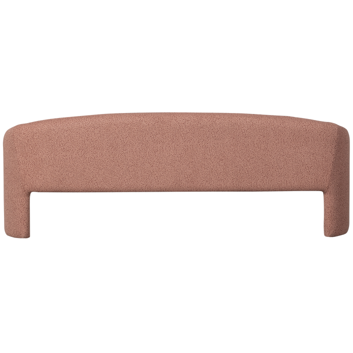 WOOOD Zone Bankje - Polyester - Rose Dust - 58x160x55