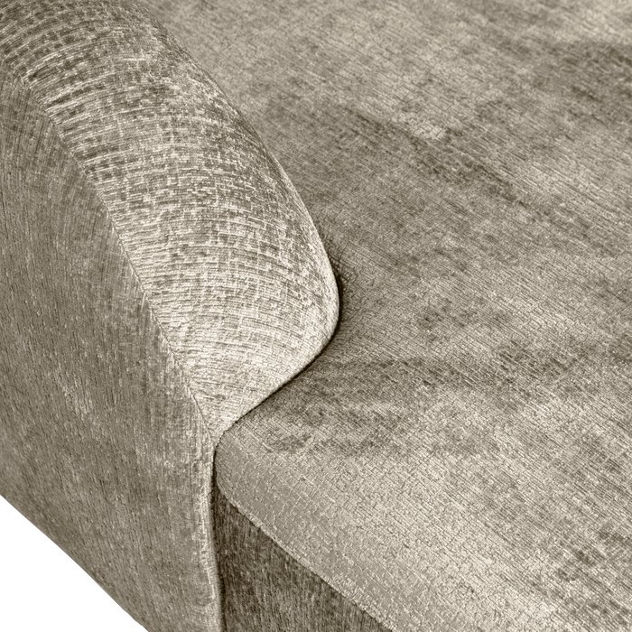 WOOOD Sloping Hoekbank Links - Velvet - Wheatfield