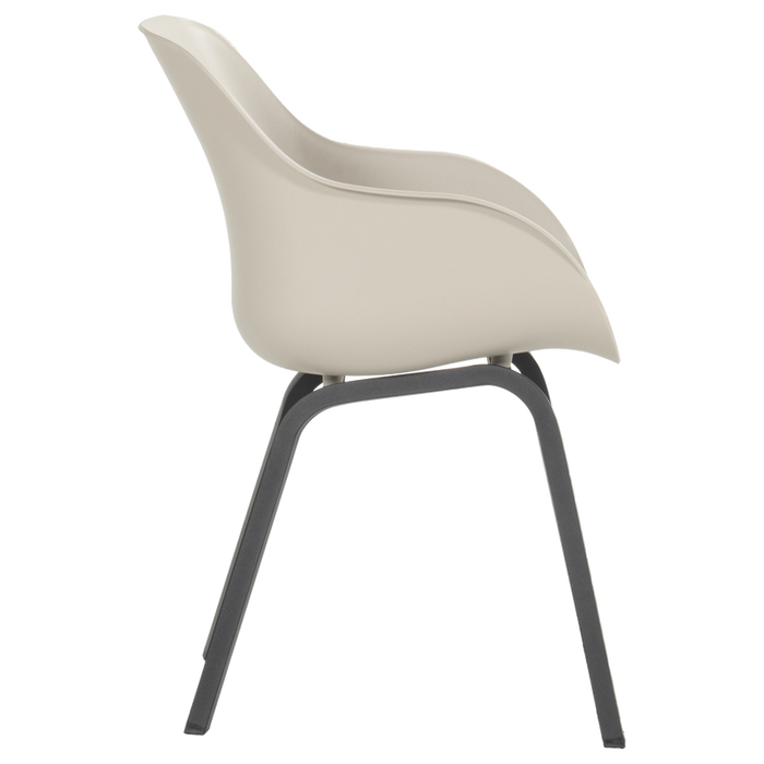 Hartman Le Soleil Tuinstoel Set van 2 - Taupe/Zwart