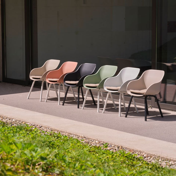 Hartman Le Soleil Tuinstoel Set van 2 - Taupe/Zwart