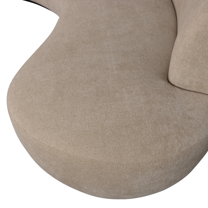 WOOOD Batavier Bank - Polyester - Naturel - 75x336x180