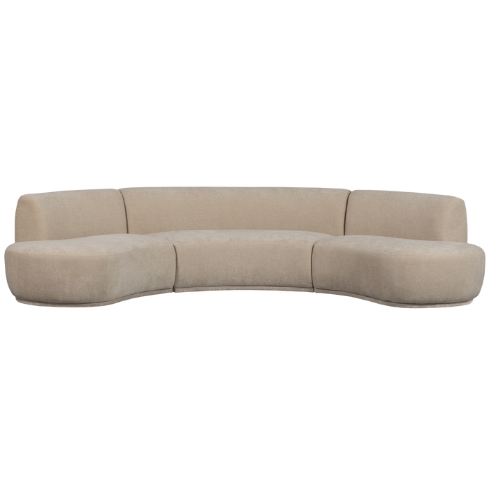 WOOOD Batavier Bank - Polyester - Naturel - 75x336x180