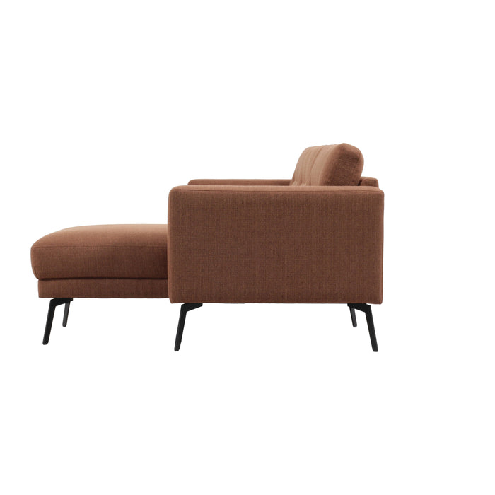by fonQ Lewis Hoekbank met Chaise Longue Rechts - Nougat