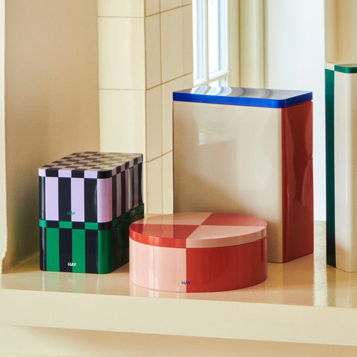 HAY Tin Voorraadblik Small - Lavender / Blue