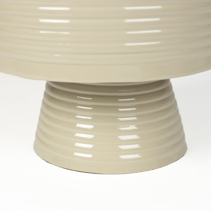 by fonQ Spool Bijzettafel H 46 x Ø 35 cm - Ivoor