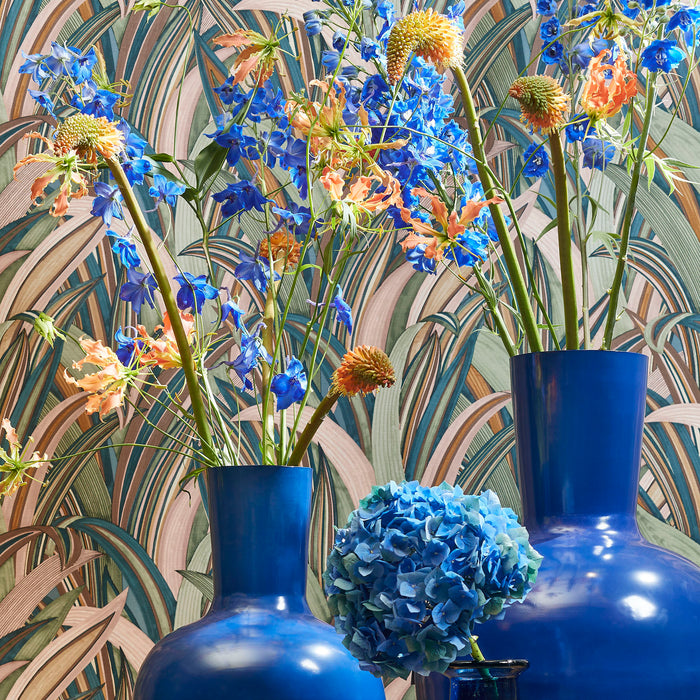 Mica Decorations Dara Vaas - H42 x Ø28 cm - Blauw