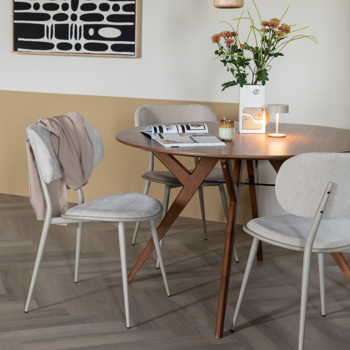 Zuiver x fonQ Lieve Eetkamerstoel - Beige