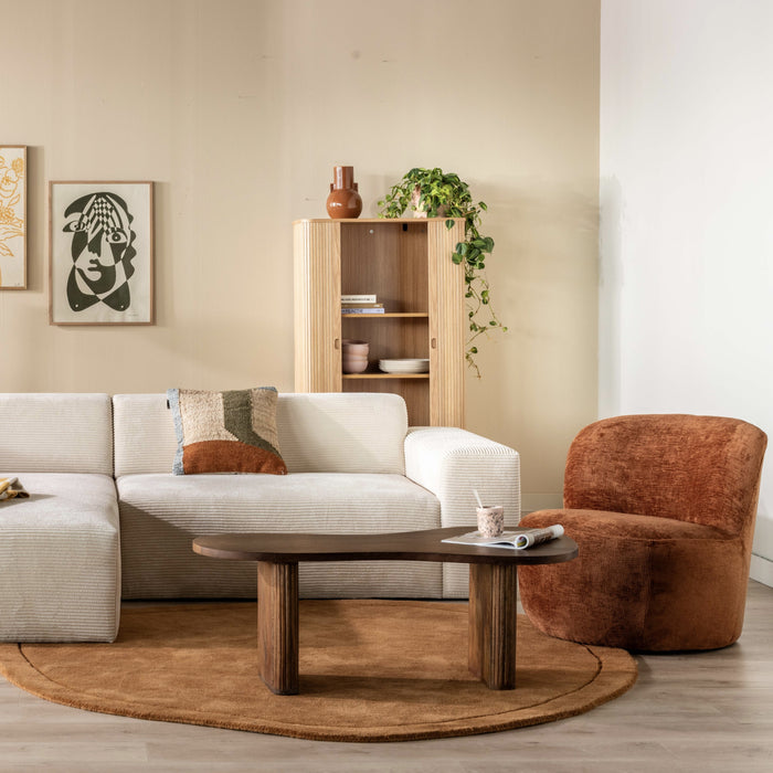 by fonQ Roomy Fauteuil - Roest