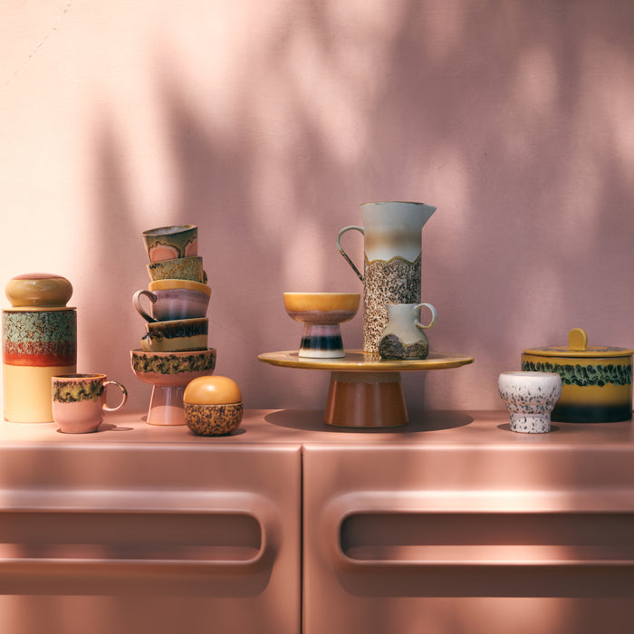 HKliving 70's Ceramics Voorraadpot - Cove