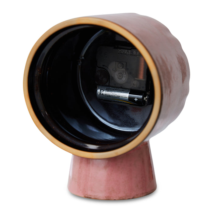HKliving Retro Ceramics Tafelklok - Pink