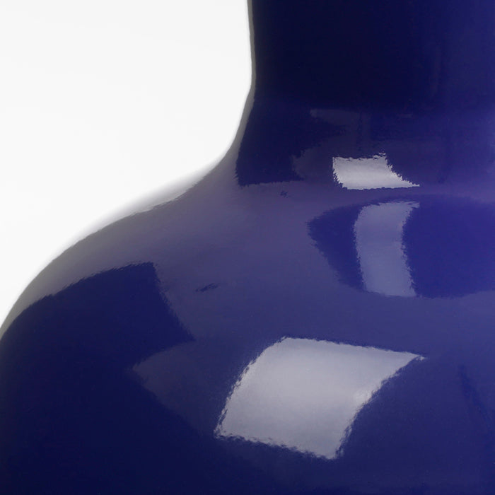 Mica Decorations Dara Vaas - H42 x Ø28 cm - Blauw