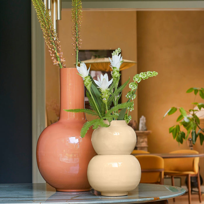 Mica Decorations Boyd Vaas - H37 x Ø26 cm - Beige