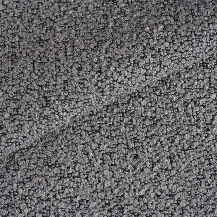 by fonQ basic Sweep Eetkamerstoel Bouclé - Set van 4 - Grijs