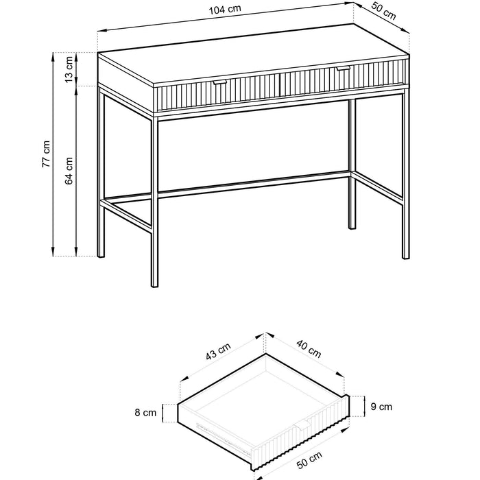 NADUVI Collection Kaptafel Louis