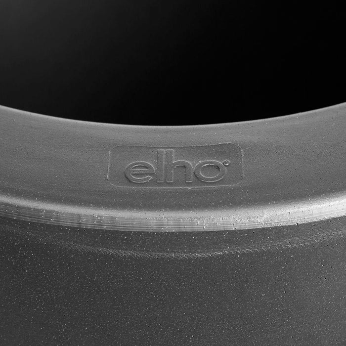 Elho Pure Cilinder Wheels 40 - Zwart - L 40 x B x H 40 cm - Balkon, Binnen en Buiten - 100% gerecycled