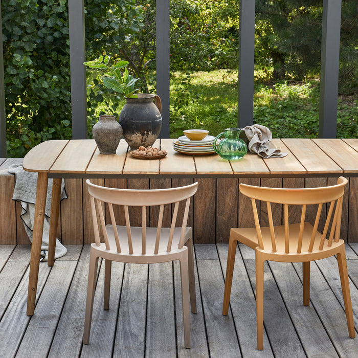 Woood Bliss Spijlenstoel - Coffee Melange