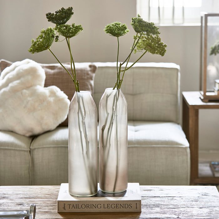 Riviera Maison Vaas beige, Lange bloemenvaas - RM Bella Tola