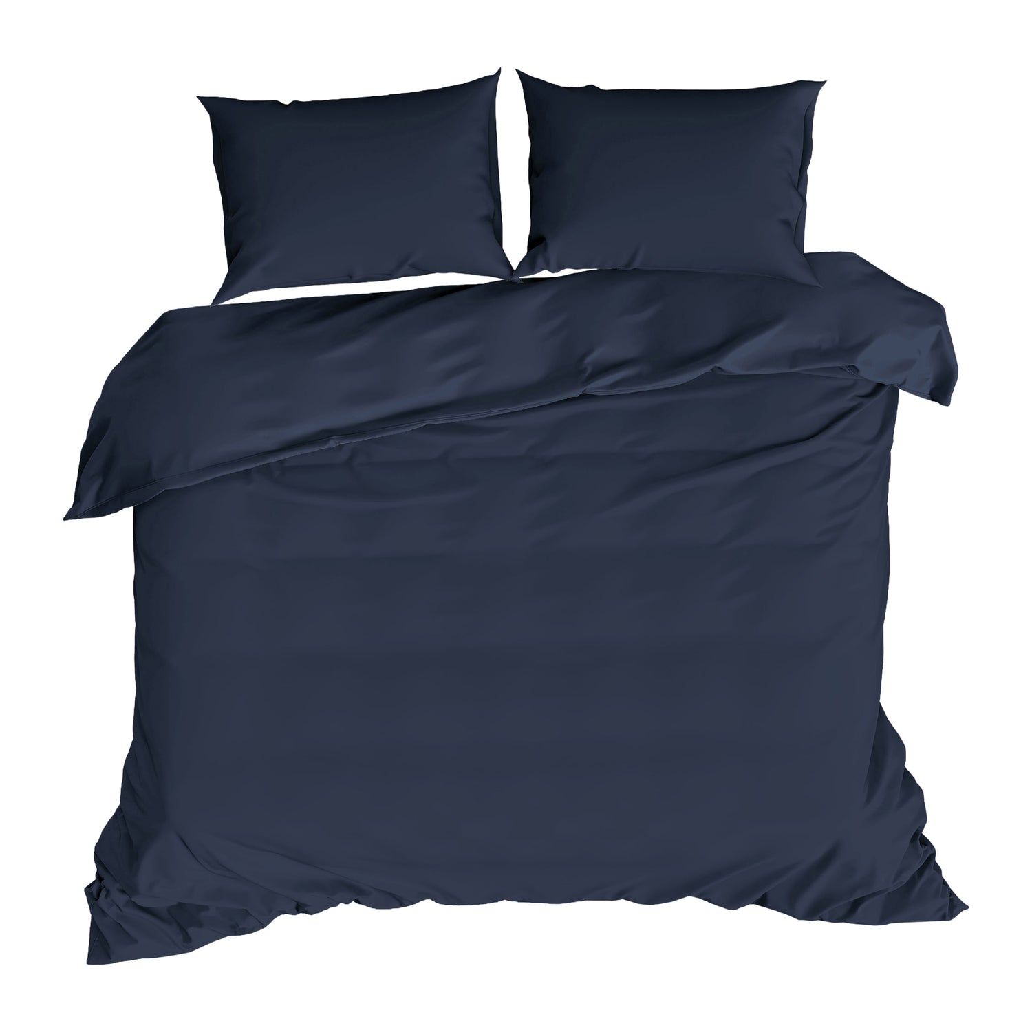 by fonQ Fresh Dekbedovertrek 200 x 220/240 cm - Indigo Blue