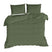 by fonQ Fresh Dekbedovertrek 200 x 220/240 cm - Moss Green