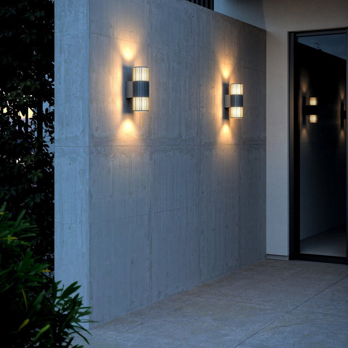 Nordlux Buitenlamp Aludra seaside 2 lichts wand antraciet