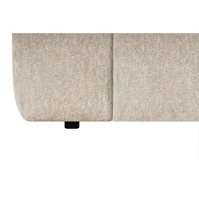 by fonQ Plume 2-zitsbank - Chenille - Beige