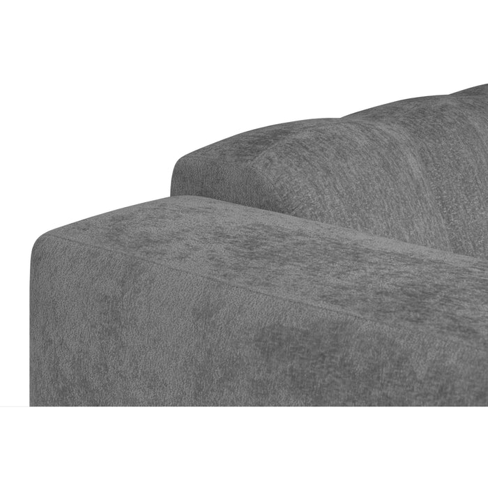 by fonQ Plume 2-zitsbank - Chenille - Antraciet