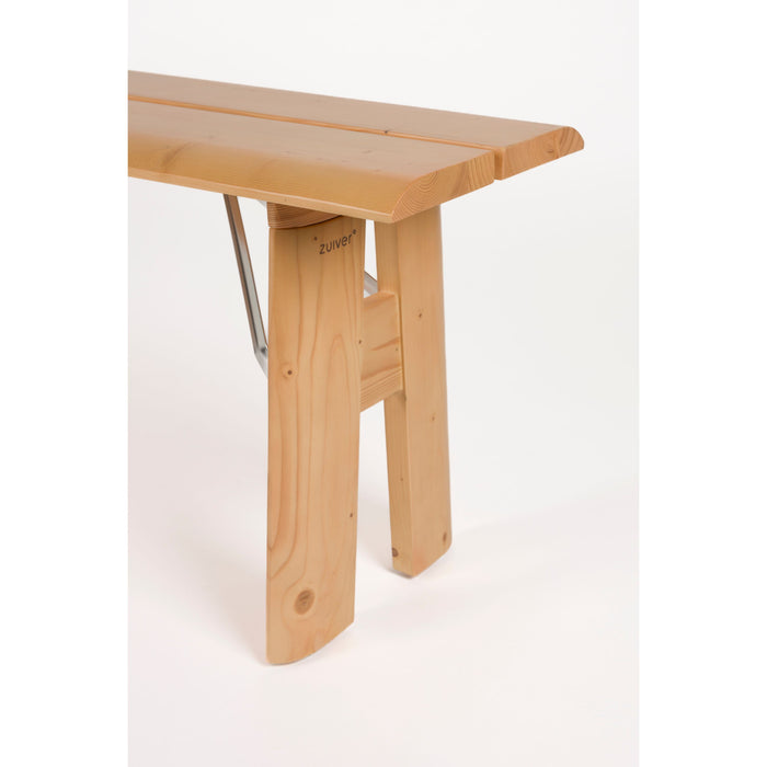 Zuiver Avenue Tuinbank Hout Opklapbaar Naturel| Bruin