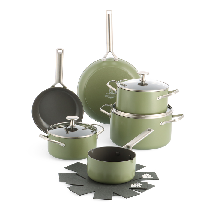BK Sublime Pannenset 6-delig - Olijfgroen