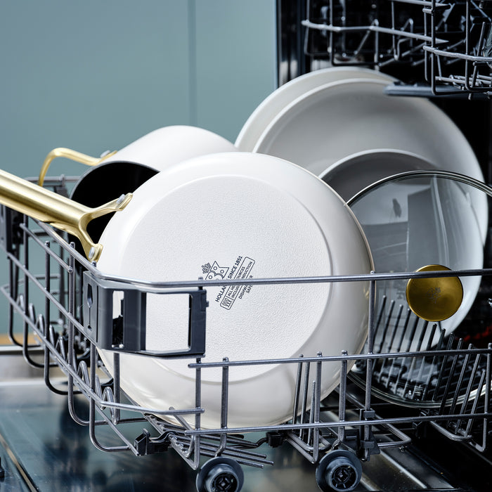 BK Sublime Koekenpannenset Ø 24 cm + Ø 28 cm  - Crème