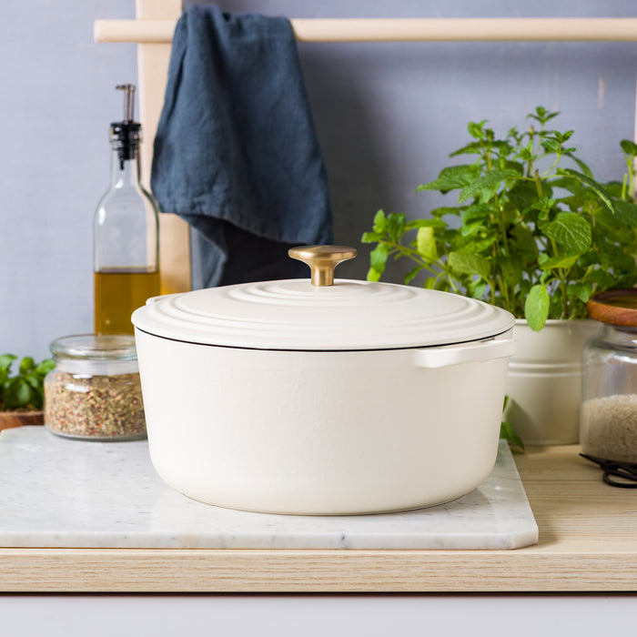 BK Bourgogne Braadpan Ø 28 cm - Cream White