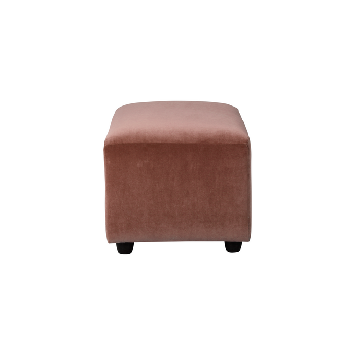 HKliving Jax Bank Element - Hocker Small - Royal Velvet - Magnolia