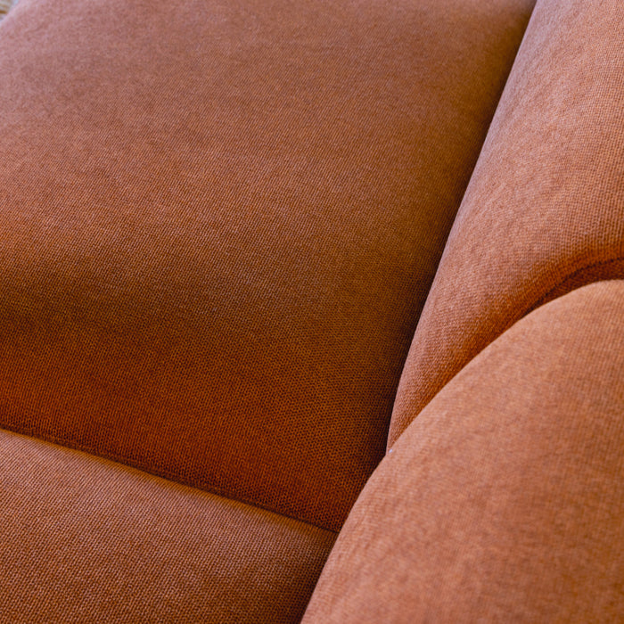 by fonQ Soft 3-zitsbank - Micro Chenille - Terra