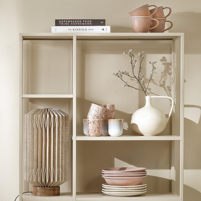 by fonQ Mixed Ceramics Ontbijtborden 4st. - Ø 22 cm - Crème