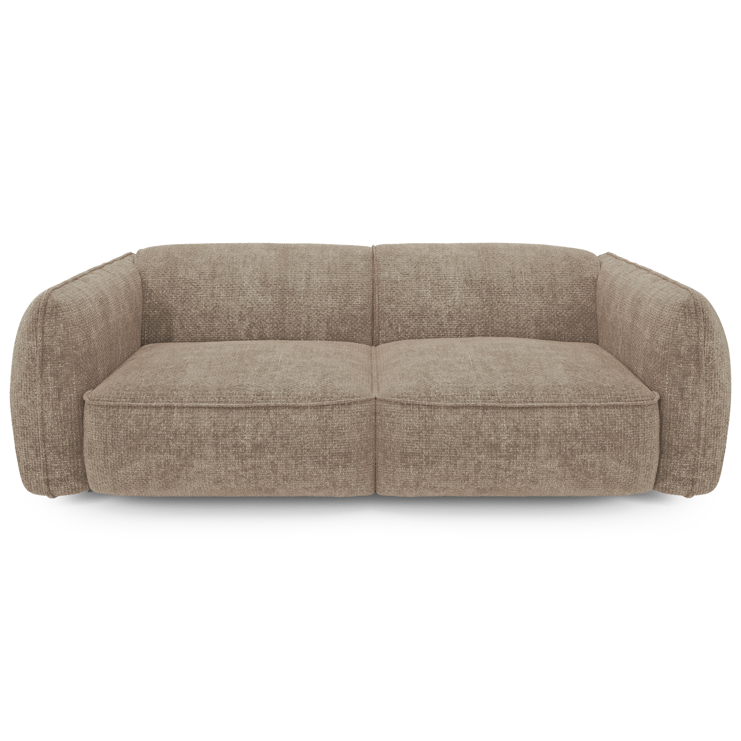 4-zitsbank in beige ribfluweel