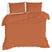 by fonQ Fresh Dekbedovertrek 200 x 240 cm - Terracotta