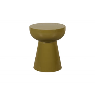 Bijzettafel Jagel - Groen - Metaal - 35x41x35cm (BxHxD)