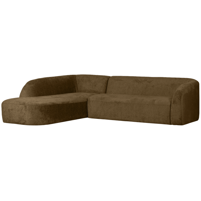 WOOOD Sloping Hoekbank Links - Velvet - Brass