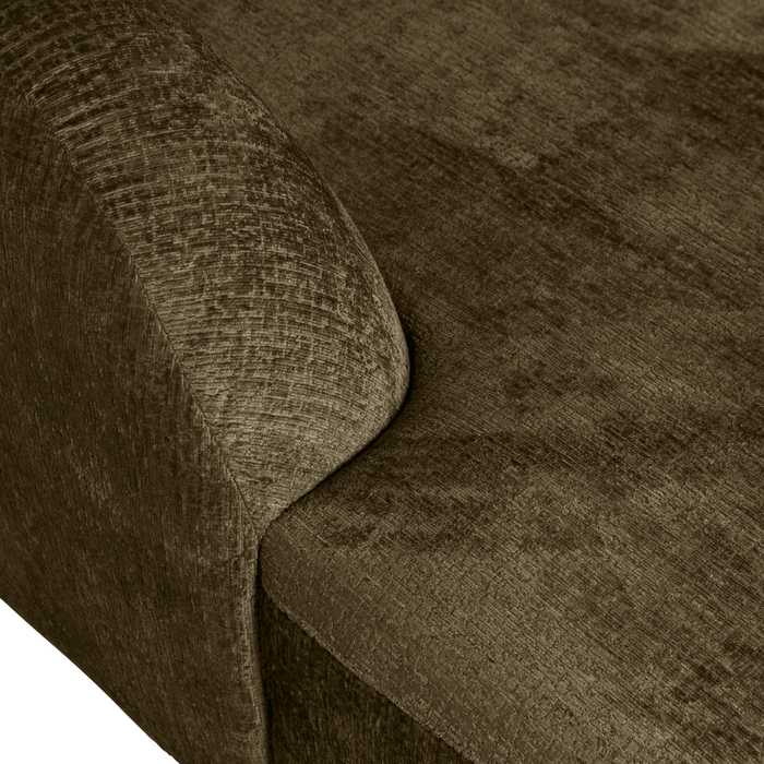 WOOOD Sloping Hoekbank Links - Velvet - Bonsai